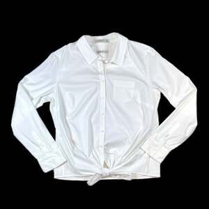 ORVIS Long Sleeve Top in White | Size 12
